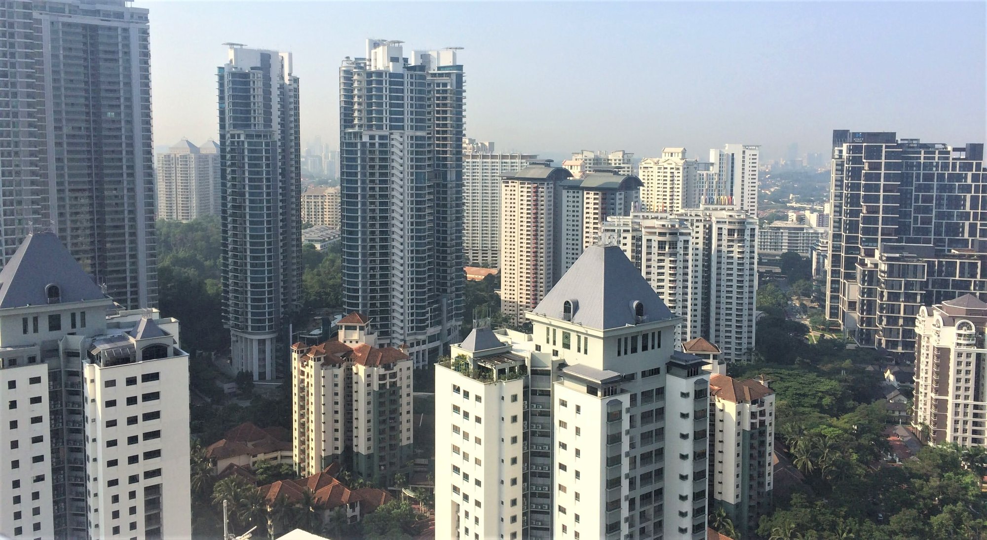Residential towers in Mont Kiara, Kuala Lumpur
