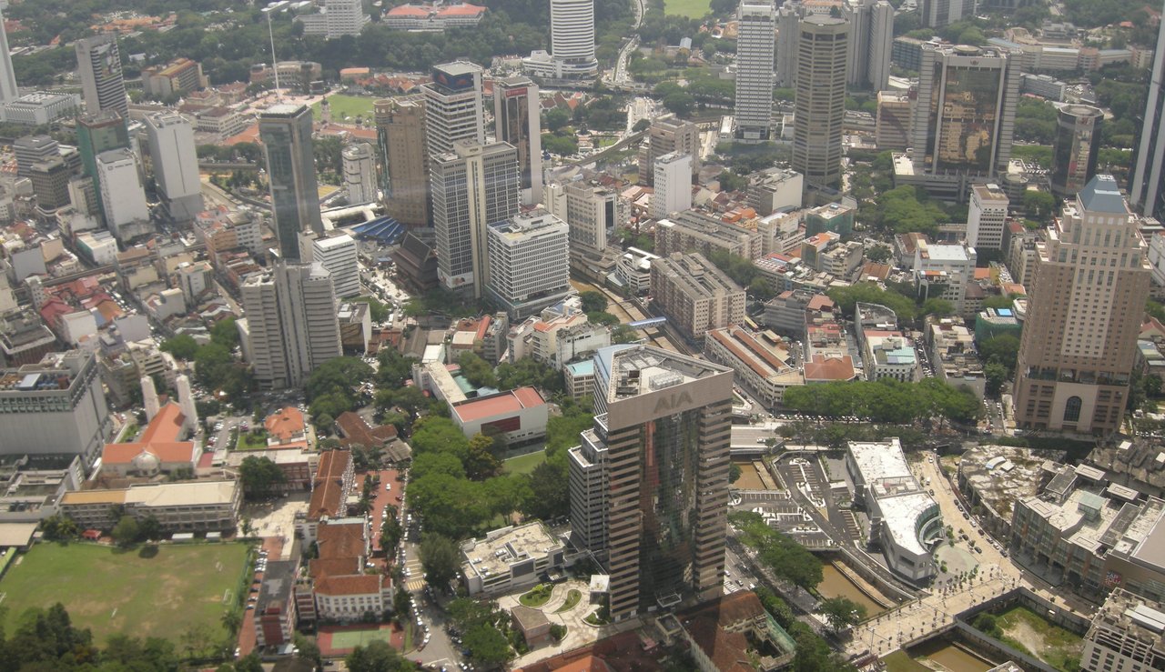 Kuala Lumpur city view showing a mix of shophouses, mid-rise and high-rise buildings, KL Condo Guide