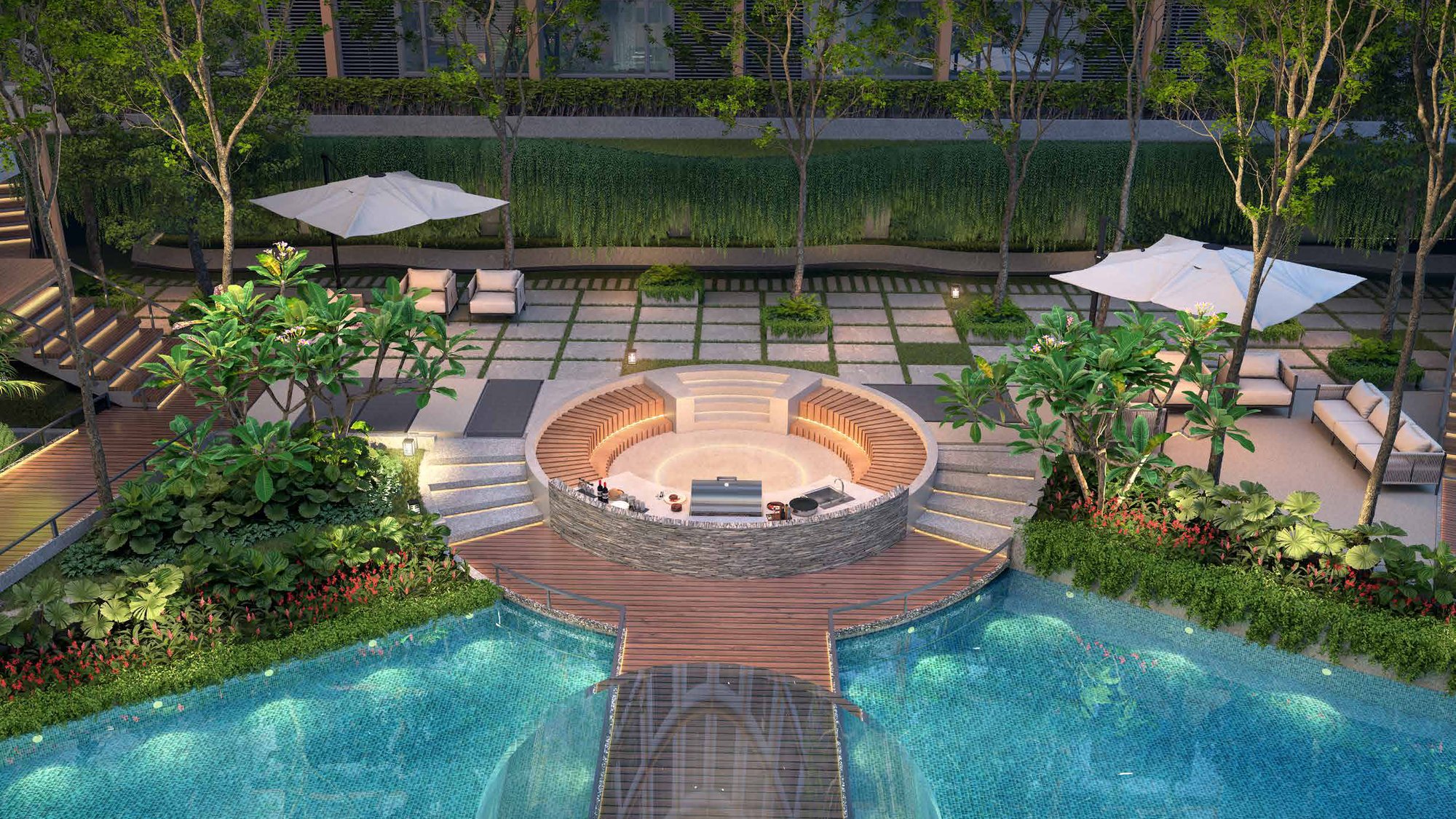 Armani Hallson KLCC — BBQ Lounge, artist's impression