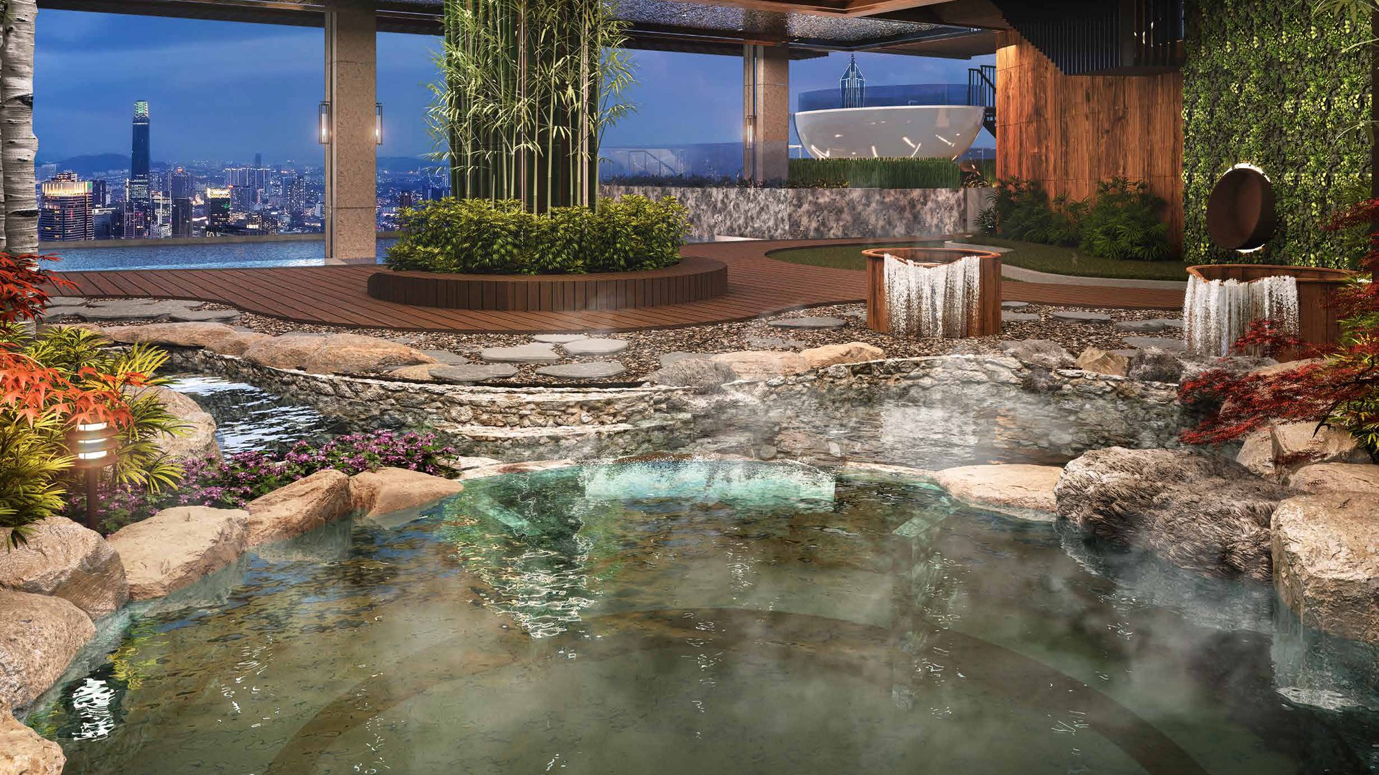 Armani Hallson KLCC — L76 Imperial Onsen, artist's impression