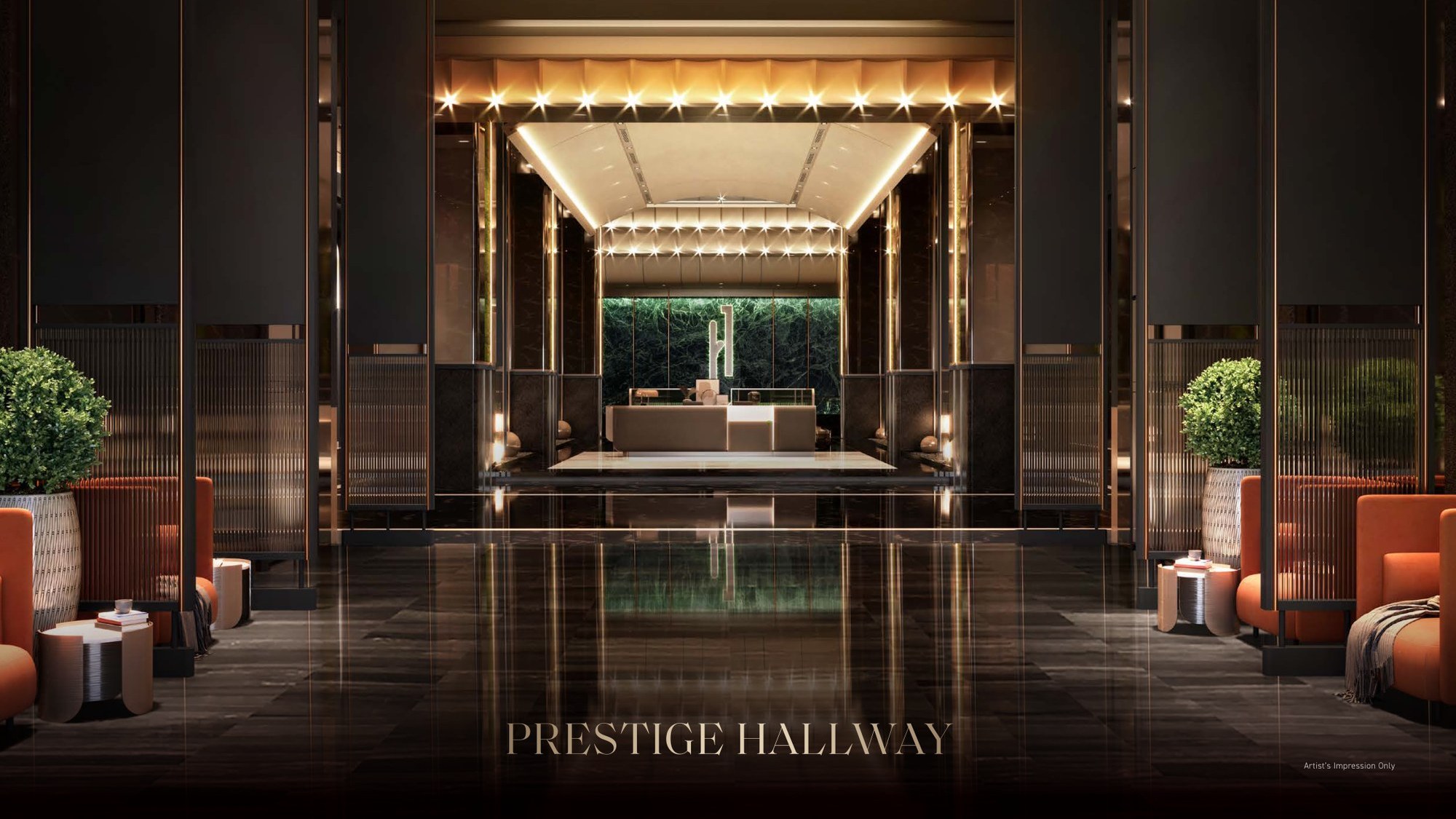 Armani Hallson KLCC — Prestige Hallway, the main lobby, artist's impression