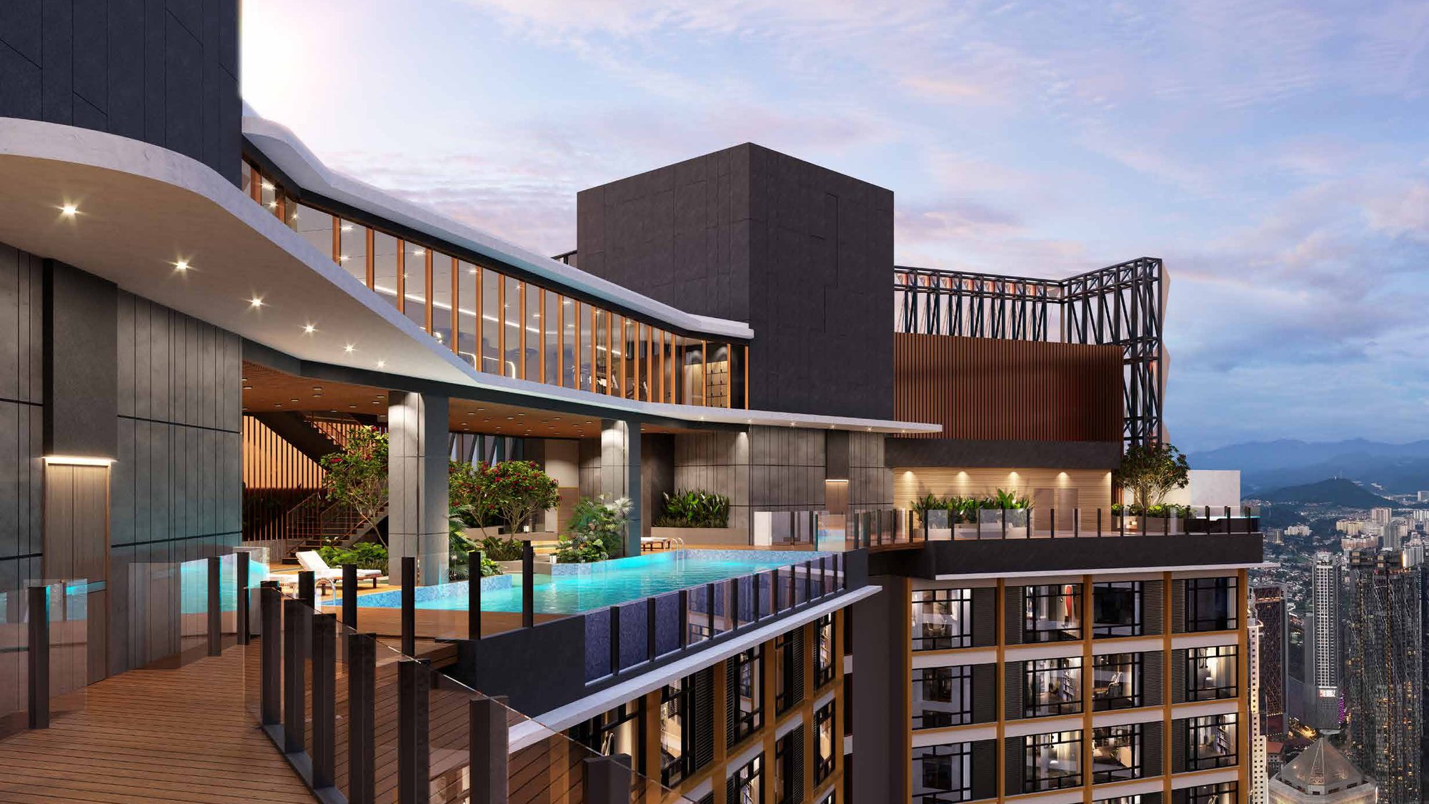 Armani Hallson KLCC — L67 Sky Pool, artist's impression