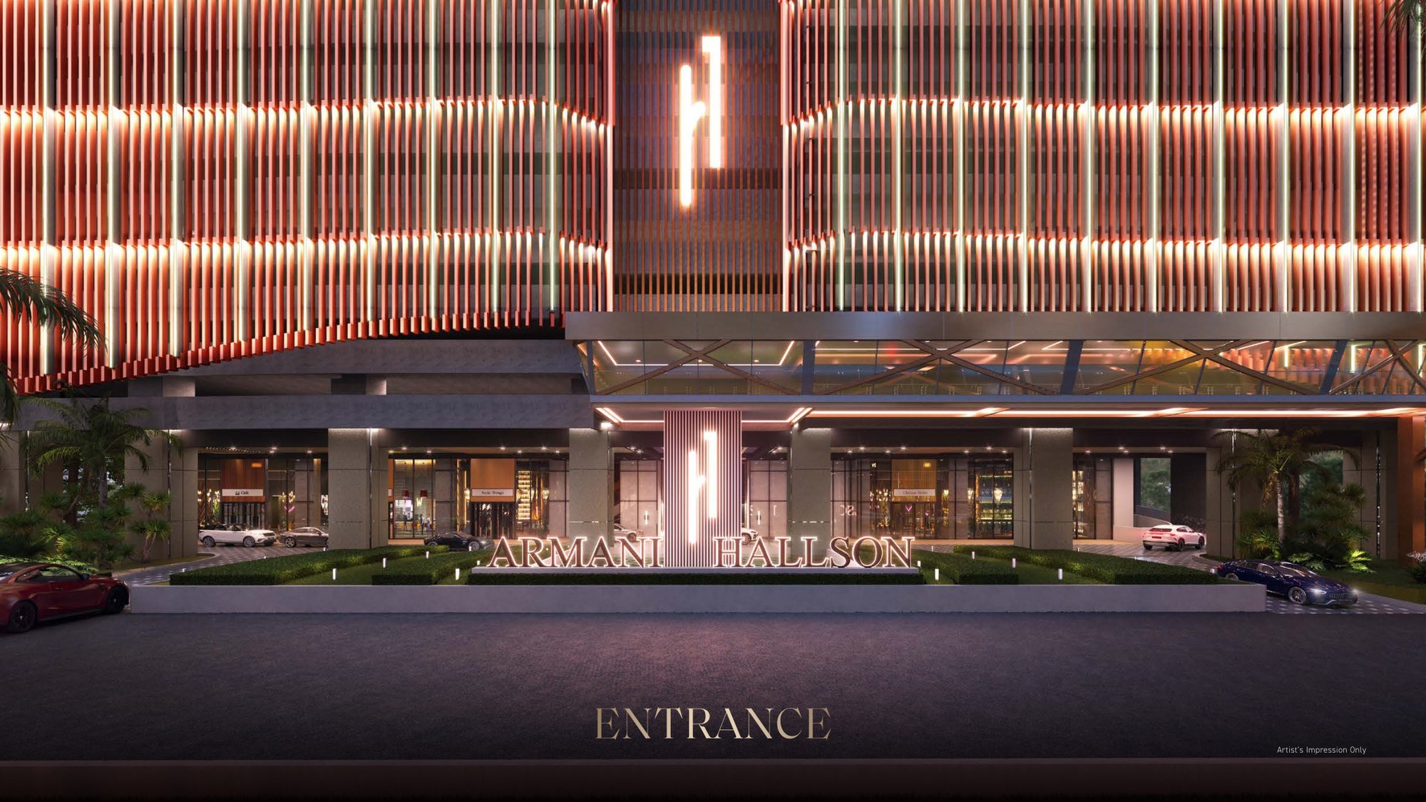 Armani Hallson KLCC — artist's impression, KLCC