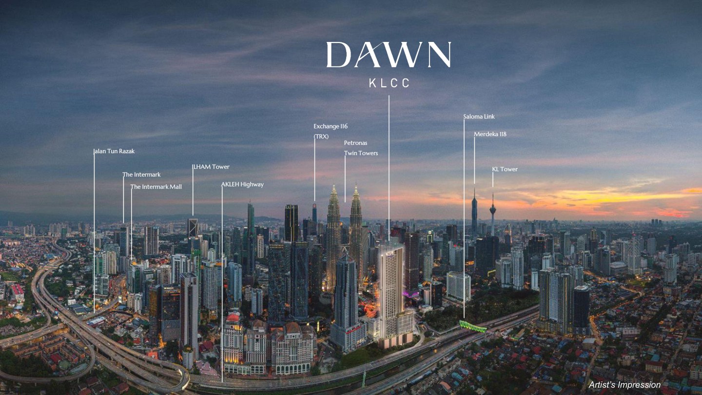 Dawn KLCC, artist's impression, KLCC