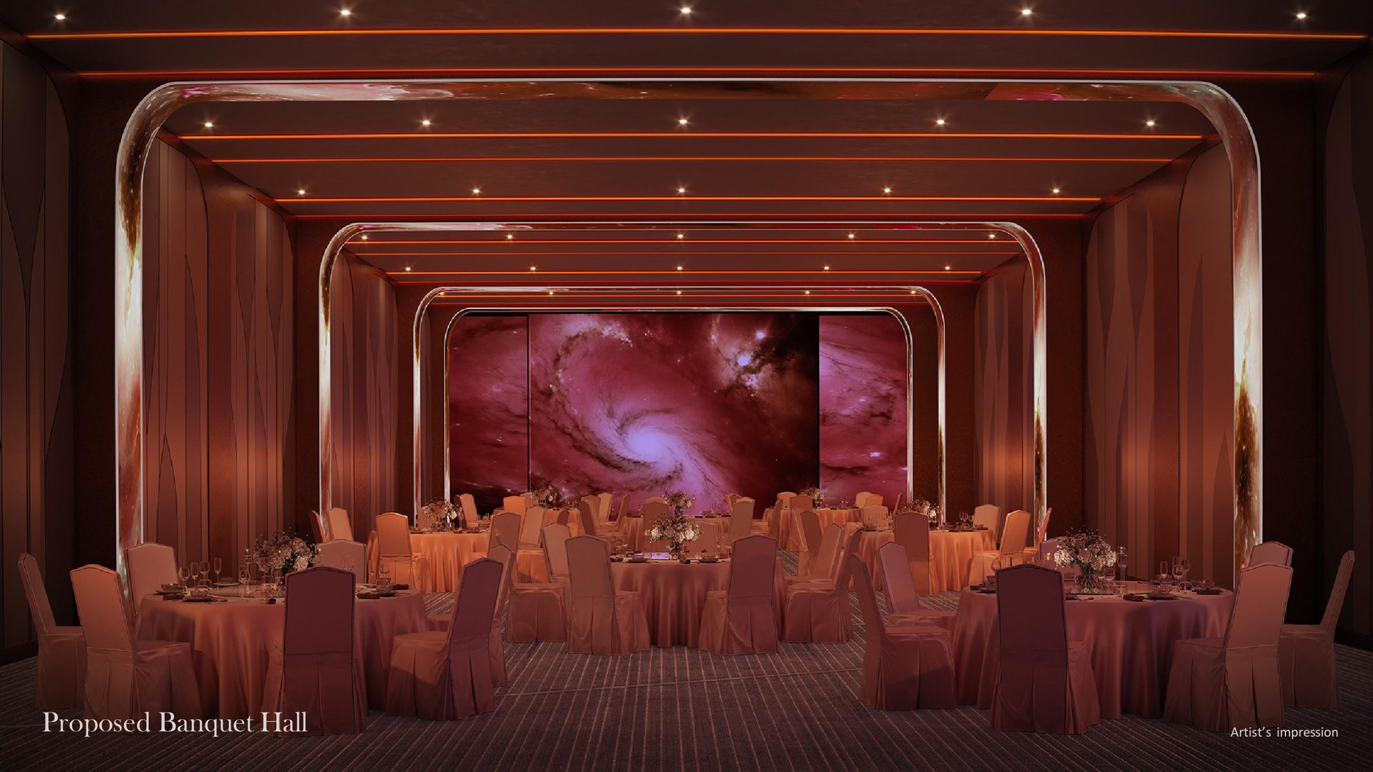 Divine KLCC — Proposed banquet hall, artist's impression