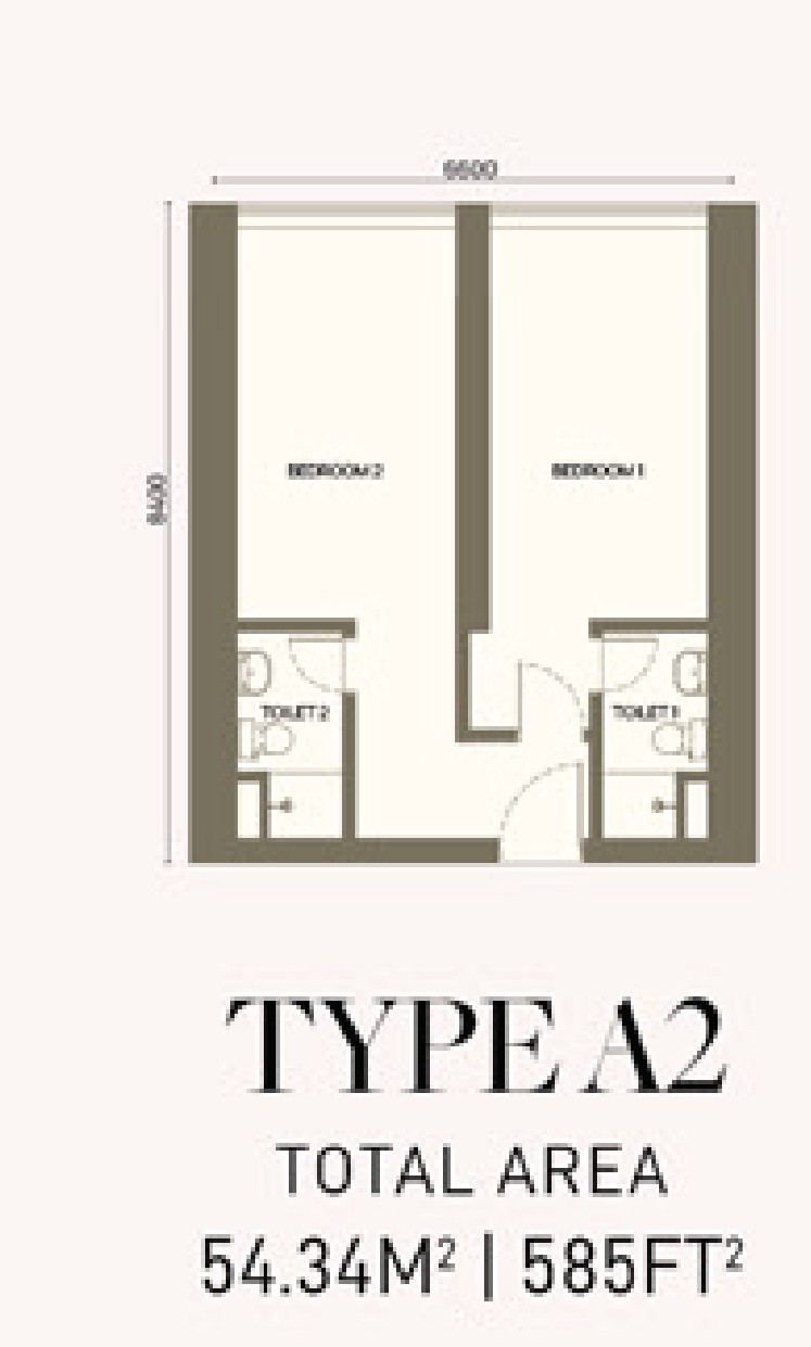 Armani Hallson KLCC Type A2 floor plan