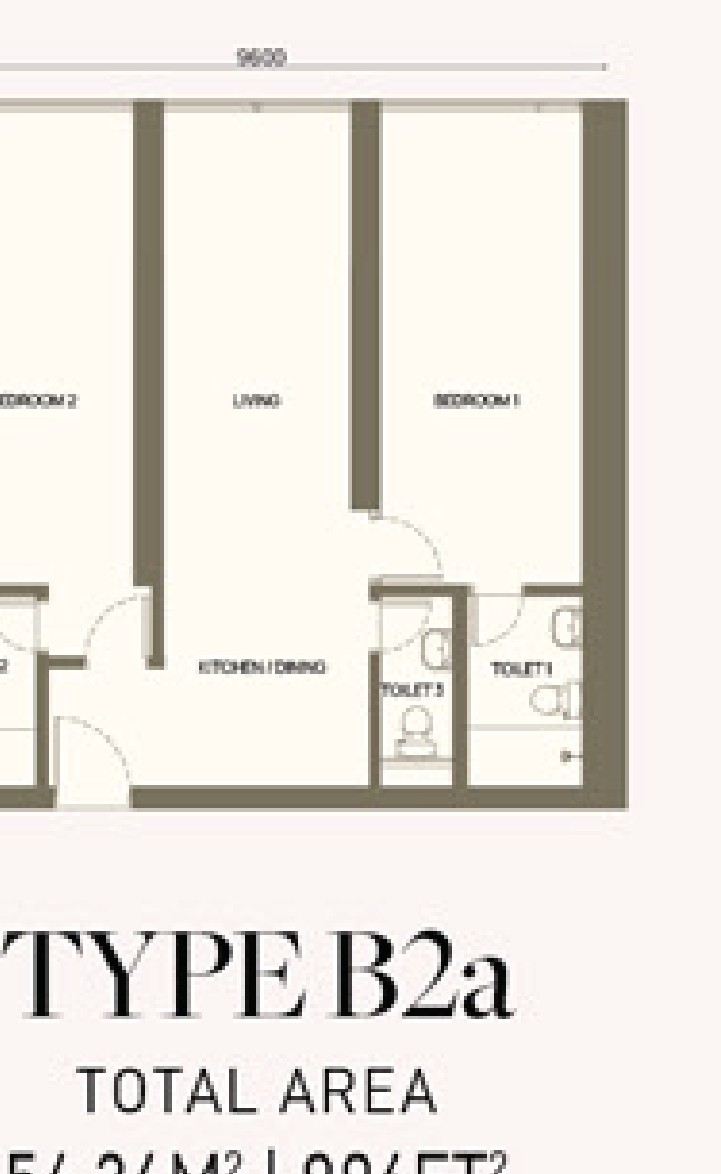 Armani Hallson KLCC Type B2a floor plan