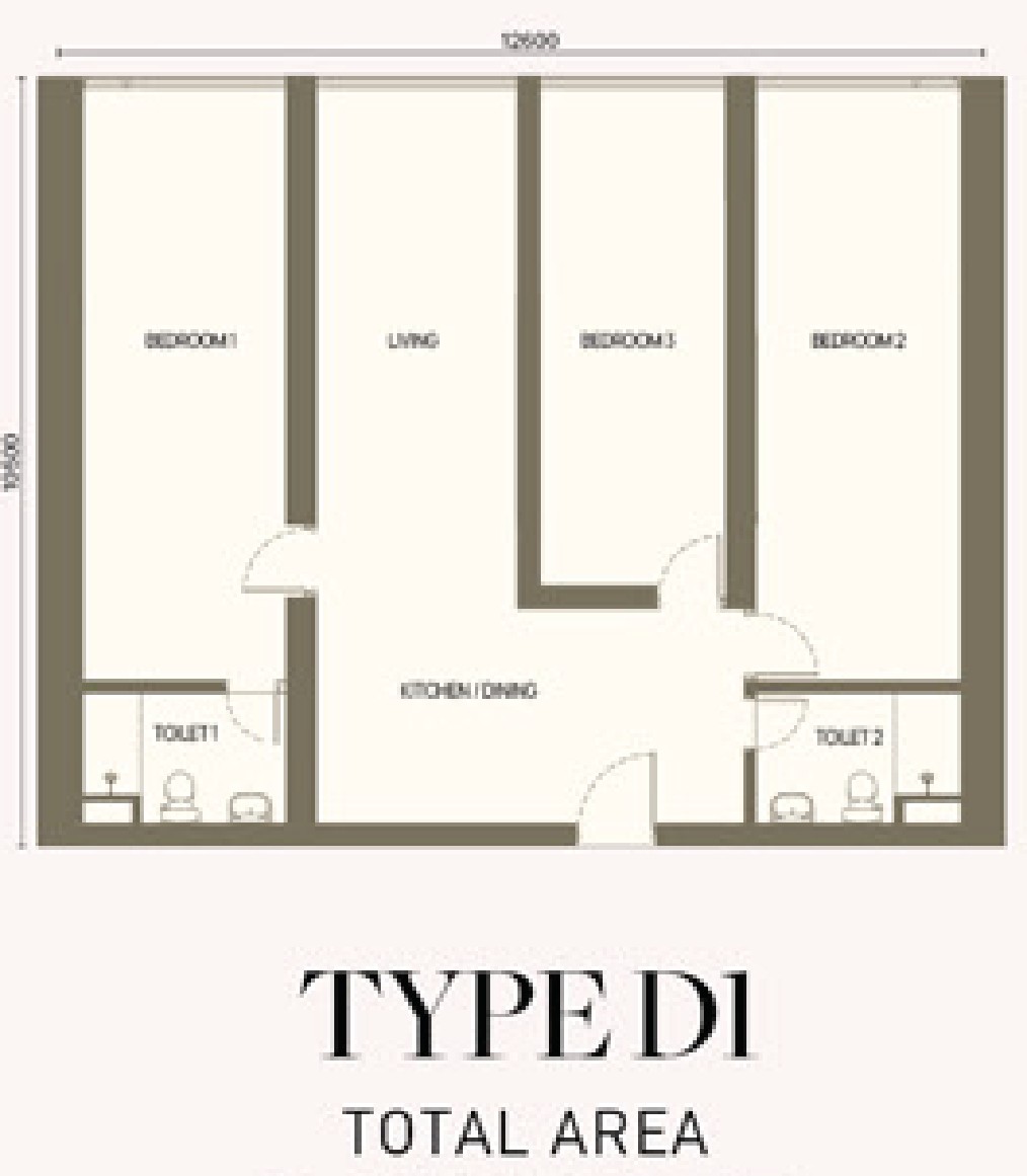 Armani Hallson KLCC Type D1 floor plan
