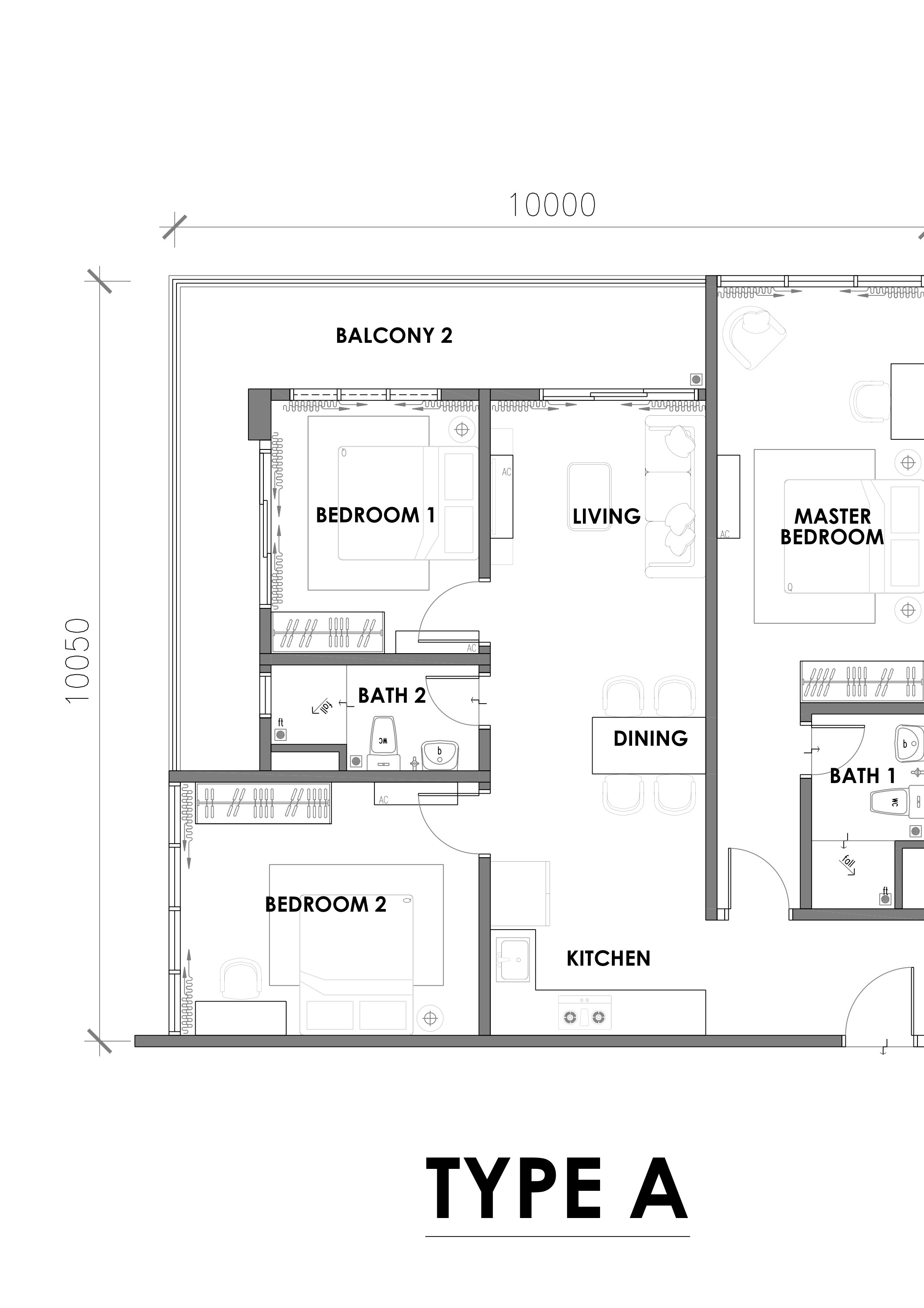 Brightwood Sungai Besi Type A floor plan