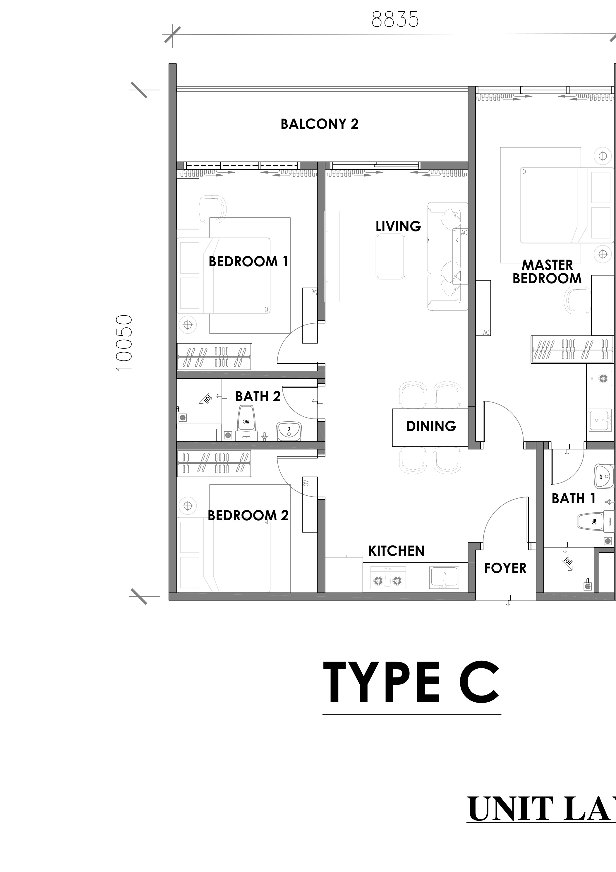 Brightwood Sungai Besi Type C floor plan