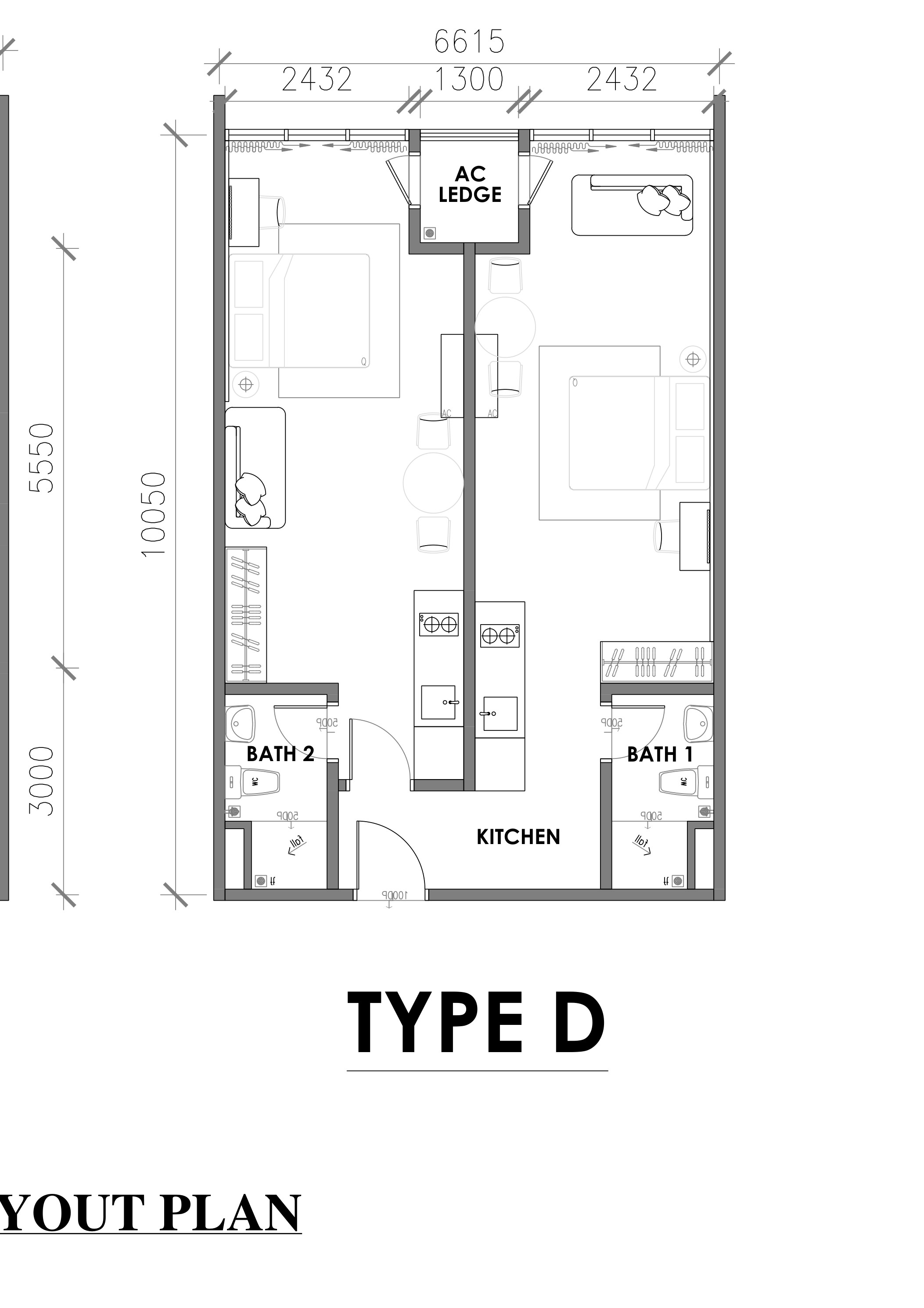 Brightwood Sungai Besi Type D floor plan