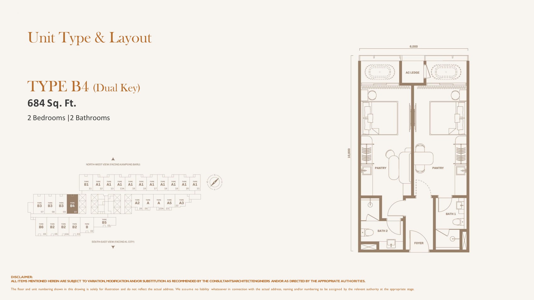 Divine KLCC Type B4 floor plan