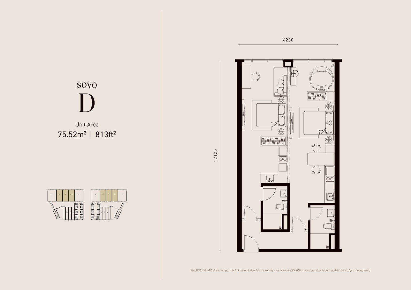 Armani Hallson KLCC Type D (SOVO) floor plan
