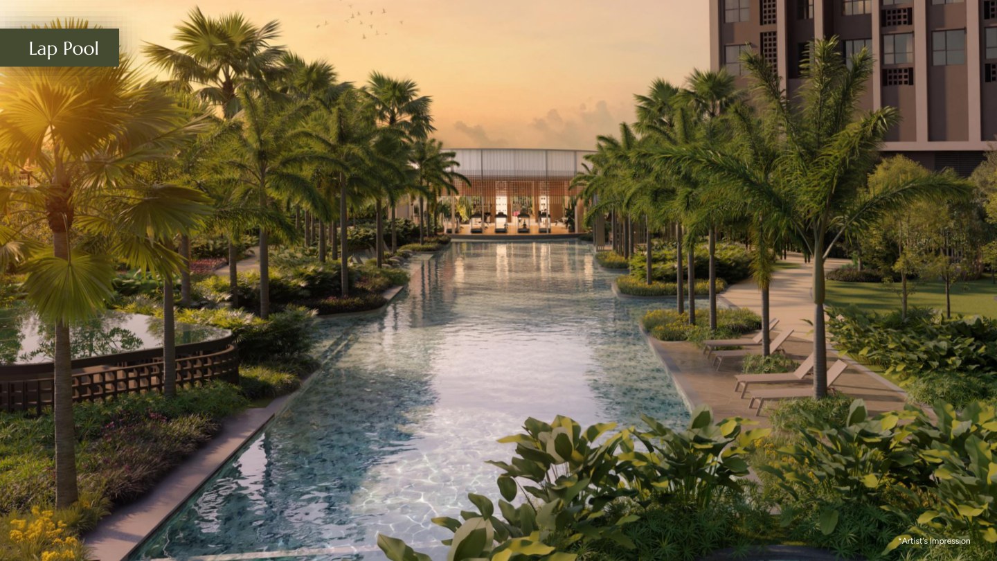 Ophira Resort Residences — Lap Pool, artist's impression