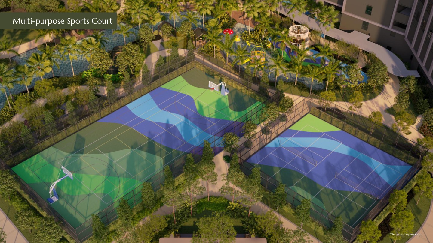 Ophira Resort Residences — Multi-purpose Sports Court, artist's impression